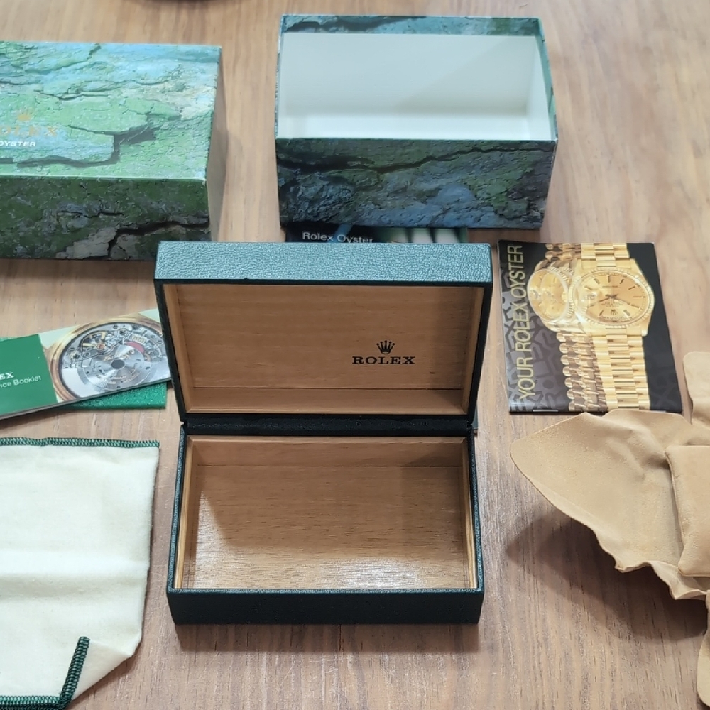 Rolex Green Watch Presentation Box